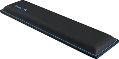 Memory Foam Polssteun - Ergonomisch Comfort voor Gaming & Werk - Duurzame Constructie met Anti-Fray Stiksels - Anti-Slip Grip - Compact Zwart
