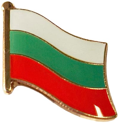 CombiCraft vlag pin Bulgarije 18 x 14 mm - per 5 stuks