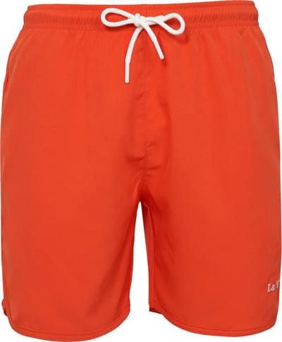 Zwemshort La V effen kleur Oranje S