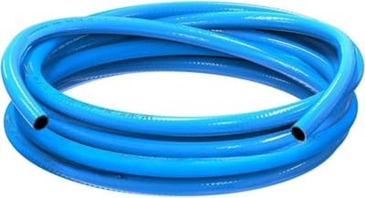 "QIN® Compressor Slang - Persluchtslang - Spiraalslang - Blauw - 25cm x 25cm x 2cm "