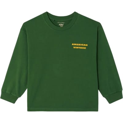Kinder T-shirt met lange mouwen met print American Vintage Fizvalley