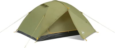 NOMAD® Jade Koepeltent 2 personen | Groen | Slechts 3KG | 2 Persoons Tent Met Binnentent | Waterdicht & Ventilerend | Incl Hoes