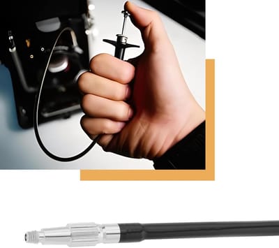 40cm Mechanische Sluiterlijn Camera Afstandsbediening Kabel met Schroeflamp Bevestiging voor Fujifilm en Sony Camera's - Ideaal voor Fotografie en Videografie
