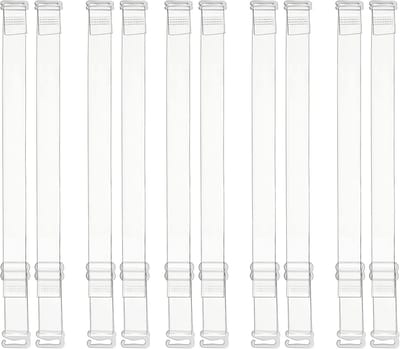 Duidelijke en comfortabele schouderbanden van 38 cm lang, 1.8 cm breed, set van 10 stuks voor kleding en accessoires