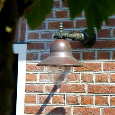 KS Verlichting wandlamp - Bretagne - E27 - IP44 - Klassiek - Brons - Koper