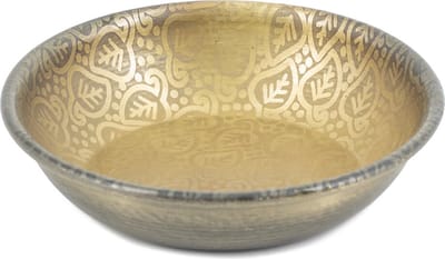 HomeBound by KY | Schaaltje metaal goud | 2.5x11x11cm | metalen schaaltje