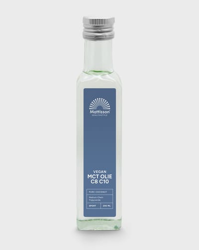 Mattisson - MCT Olie Blend - C8 & C10 - Neutrale Smaak - 250 ml
