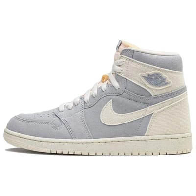 Air Jordan 1 Retro High OG Craft Ivory Unisex Sneakers Green Sea-Glass Pale-Ivory FD8636-011 46 gray