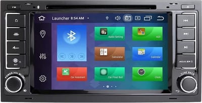 CarPlay geschikt voor Volkswagen T5 Transporter T5 Multivan Touareg 2+32GB Android Navigatie en multimediasysteem met Bluetooth USB WiFi