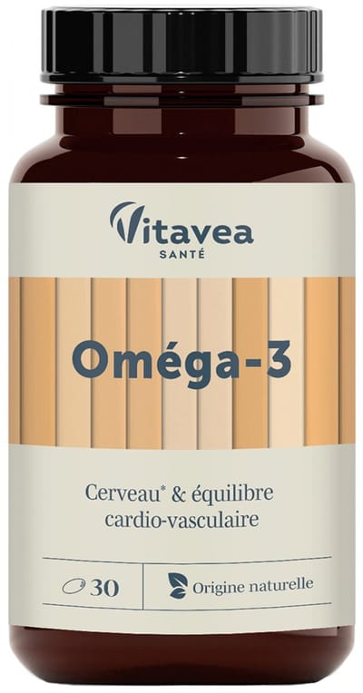 Vitavea Omega 3 Hersenen & Cardiovasculair Evenwicht 30 Capsules