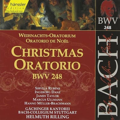 Gächinger Kantorei, Bach-Collegium Stuttgart, Helmuth Rilling - J.S. Bach: Christmas Oratorio (Bwv 248) (3 CD)