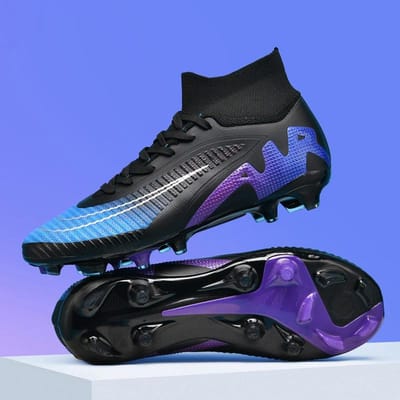 Nieuwe Heren Voetbalschoenen Noppen Lange Noppen Buitentraining Ademende Voetbalschoenen Sport Jongens Antislip Wedstrijd Volwassenen Comfortabel 34