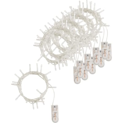 VBS Mini LED snoer lampjes met timer, 10 stuks - 20 LED's