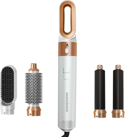 Beautybrand 5-in-1 Fohnborstel - Krultang 5 in 1 - Krulborstel - Fohn - Stijlborstel - Krultangen - Airstyler Pro