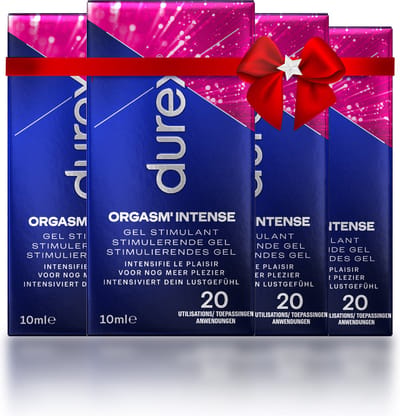 Durex Stimulerende Gel - Intense Orgasm 10ml x4 - Cadeau voor man en vrouw