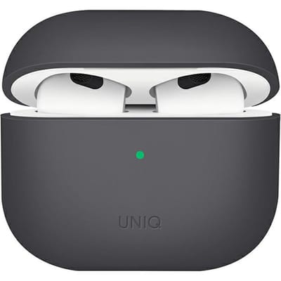 Uniq Lino Hybrid Liquid Silicone Case voor de Apple AirPods 3 (2021) - Ash Grey