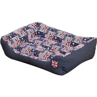 Niche pour chien Teddy Cowboy Maison pour animaux de compagnie Maison pour chat Canapé-lit Fournitures pour animaux de compagnie M