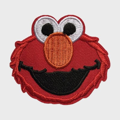 Patchy® – Elmo Sesamstraat Strijkpatch - Strijkapplicatie - Strijkembleem - Badge - Embleem - Naaien (WOP)