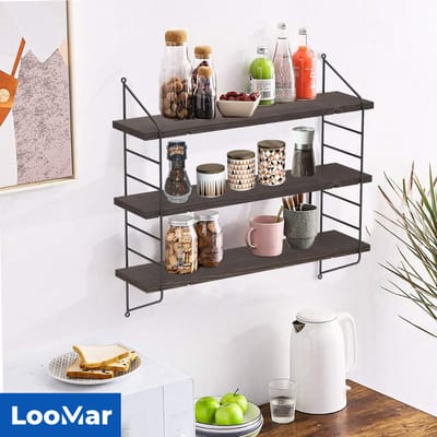 koffierek - keukenrek - Keuken - Woonkamer - Modern - Industrieel - Geschikt voor Woonkamer Keuken