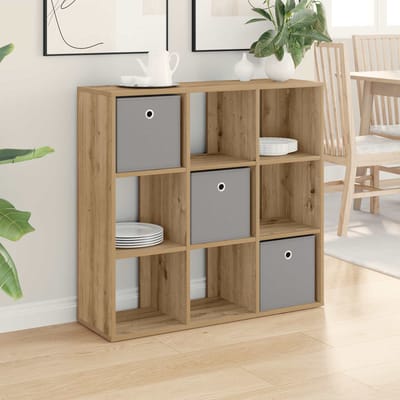 vidaXL - Dressoir - Artisan - Eiken - 88,5 - x - 29 - x - 84,5 - cm