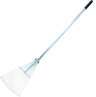 Gazon Raker - Blad Harken - Tuinonderhoud - Verstelbare Breedte - 125cm Lengte