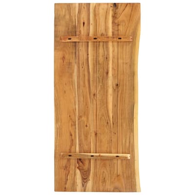 vidaXL - Wastafelblad - 140x52x3,8 - cm - massief - acaciahout