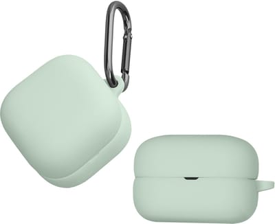 kwmobile Hoes geschikt voor Sony LinkBuds Clip WF-LC900 - Siliconen cover voor oordopjes in matcha groen