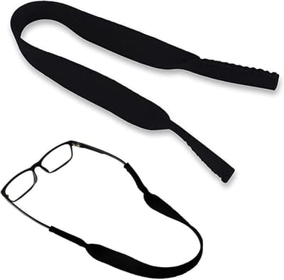 Brillenbandjes Set - Sport Brilband - Veilig Dragen - Neopreen Materiaal - 2 stuks - Zwart