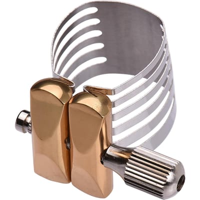 Saxofoonbinder met enkele schroefafstelling Compacte, duurzame saxligatuur voor sopraansaxofoon for alto saxophone