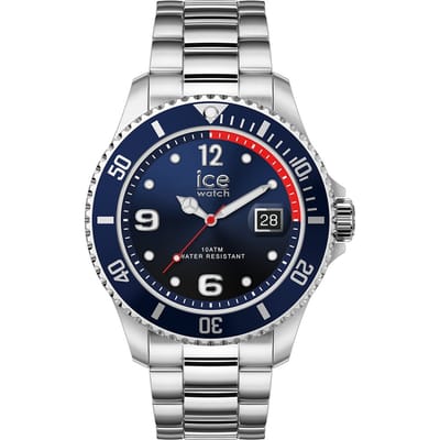 Ice Watch ICE steel - Marine silver 025908 Horloge - Staal - Zilverkleurig - Ø 41 mm