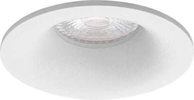 Premium platte Inbouwspot Bera Wit Verdiepte ronde spot Extra Warm Wit (2700K) Met RTM Lighting LED