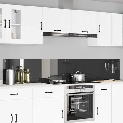 vidaXL - Keukenachterwand - 2 - st - Donkergrijs - 120 - x - 40 - cm - gehard - glas
