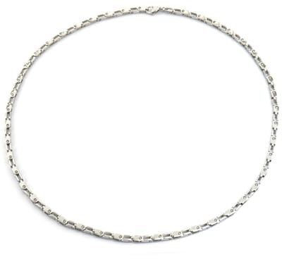 Ketting Dames - RVS - Lengte 50 cm - Zilverkleurig