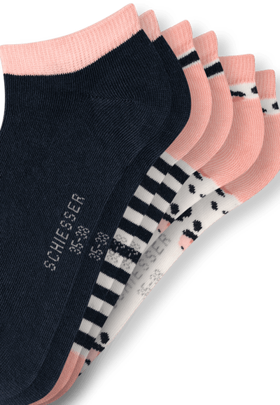 Meisjessokken Sneaker, set van 3, meerkleurig - Legwear Teens 35/38