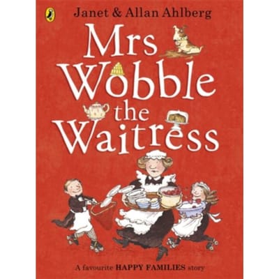 Mrs Wobble The Waitress - Happy Families - Allan Ahlberg