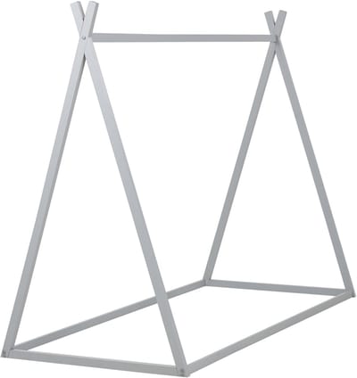 SAURAT - Kinderbed - Grijs - 90 x 200 cm - Dennenhout
