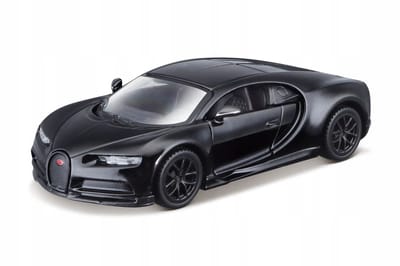 Maisto Bugatti Chiron Modelauto 11,5cm - Zwart - Pull-back