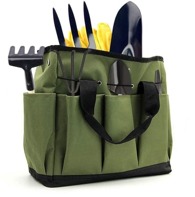 Dailygoods- Houder Tuingereedschap - Slijtvaste Gereedschapstas - Waterdichte Tas - Grote Capaciteit 33x17x30 cm - Duurzaam Materiaal - Organiseer uw Tuinleven
