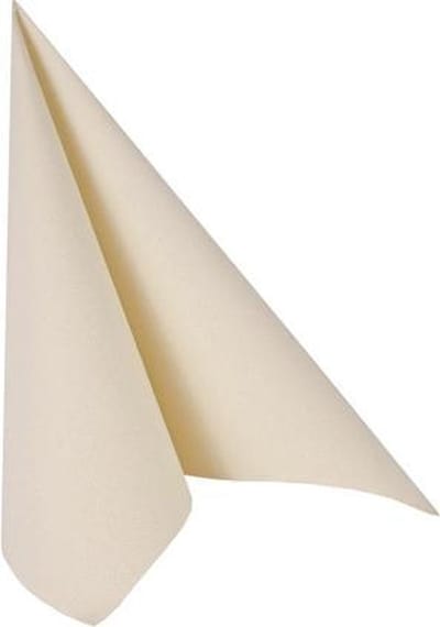 50 Servetten ROYAL Collection 1/4 vouw 40 cm x 40 cm champagne