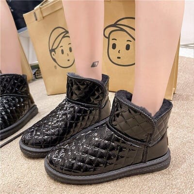 Dames Sneeuwlaarzen Winter Warm Pluche Laarzen Dames Winter Casual Schoenen Dames Enkellaarsjes Platform Schoenen 40