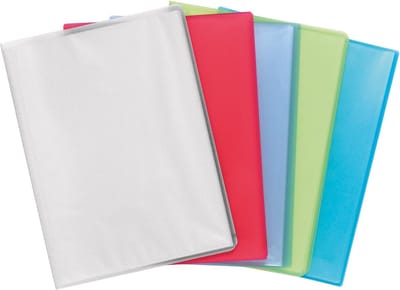 Exacompta 25x Chromaline showalbum met vaste rug PP - 10 tassen - 20 zichten - A4 - Geassorteerd - 85169E