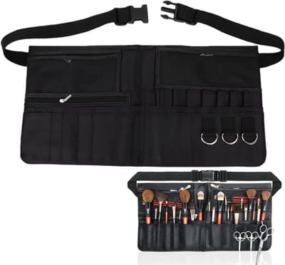 Dailygoods- Make-upkwastentas verstelbaar - PU-lederen organizer - 47 x 23,5 cm - meerdere vakken - voor thuis/salon/reizen - zacht satijn - Make-uptas