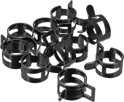 10 Stuks IJzersterke Veer Klemmen voor Slang en Brandstofleiding (22 mm)