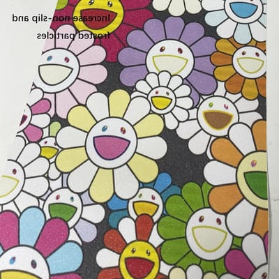 Grip Tape voor Skateboard en Scooter - Bubble-Free, Antislip, Duurzaam en Weerbestendig (Zonnebloemen, 84 x 23 cm)