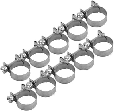 RVS slangklemmen voor brandstofslang, 10 stuks, 16-18mm, duurzaam en betrouwbaar