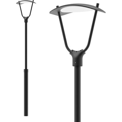 KS Verlichting Bern Lantaarn Zwart 250cm