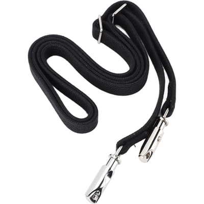 Sangle radio Nylon 32‑60 pouces Réglable Anneaux D Sangle d'épaule radio pour APX 6000 XPR 3500 XPR 6350 black