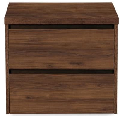 Dante Badmeubelset 60 cm - Walnoot - Wastafelbovenblad