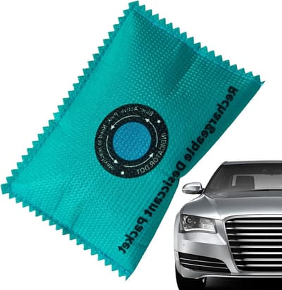 Auto Ontvochtiger - Vochtvreter Zak - Vocht Absorberen - Kleurveranderende Indicatie - Herbruikbaar - Blauw