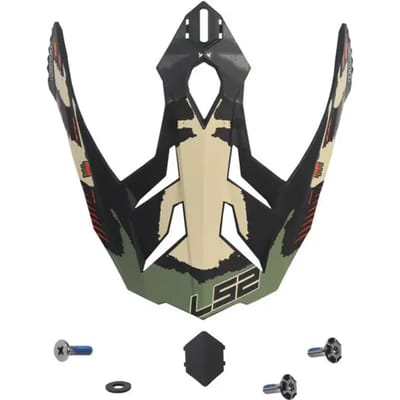 Vervangende visier voor crossmotorhelm LS2 MX701 Extend